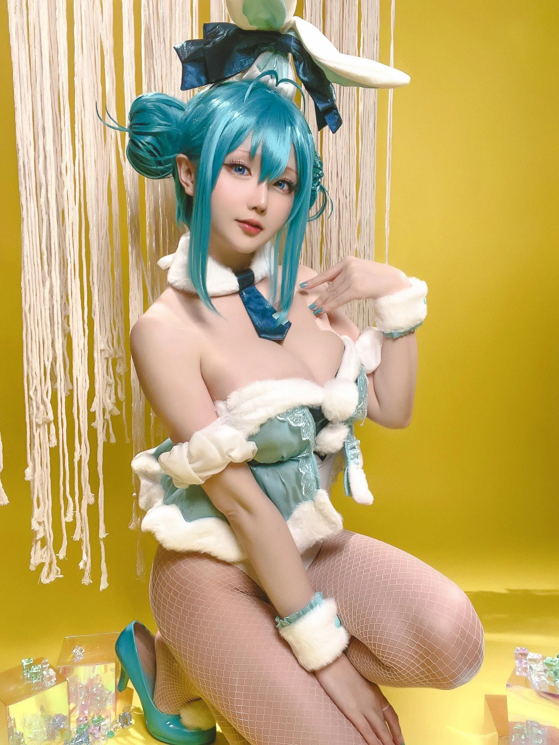 星之迟迟 – NO.158 23年9月计划A 初音未来 白兔女郎 [77P]插图4